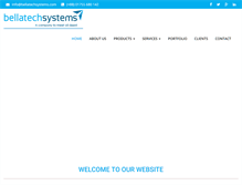 Tablet Screenshot of bellatechsystems.com